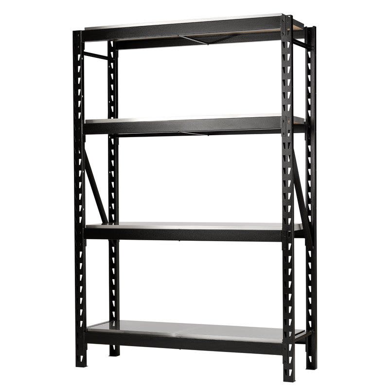 BUNKER 27980 18 Piece Modular 4 Tier Racking with Stainless Steel Shelving, 1500mm