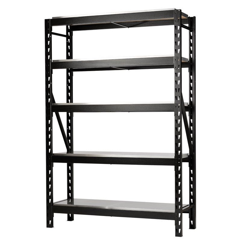 BUNKER 27999 22 Piece Modular 5 Tier Racking with Stainless Steel Shelving, 1500mm