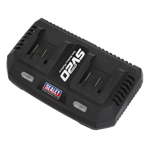Sealey CP20VMC2 Dual Battery Charger 20V Lithium-ion for SV20 Series