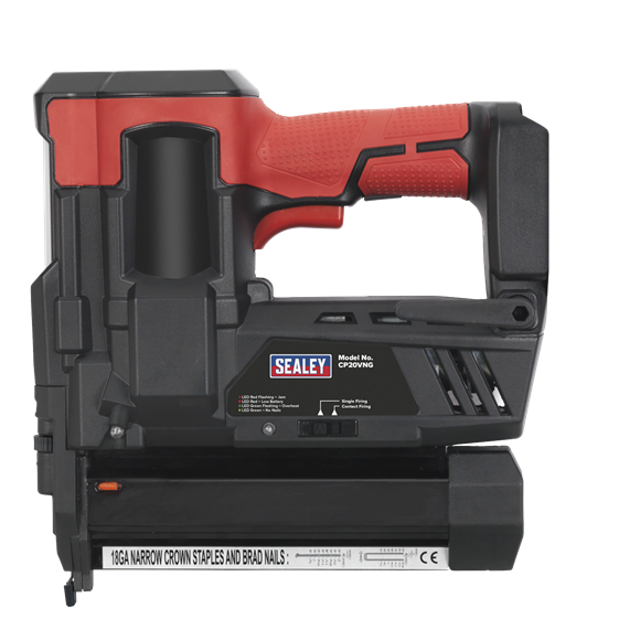 Sealey CP20VNG Cordless Nail/Staple Gun 18G 20V Lithium-ion - Body Only