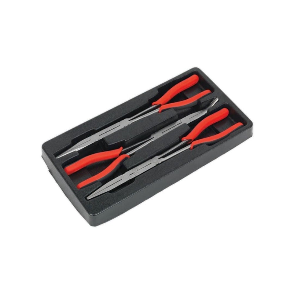 Sealey AK8580 Double Joint Pliers Set 3pc Long Reach 335mm