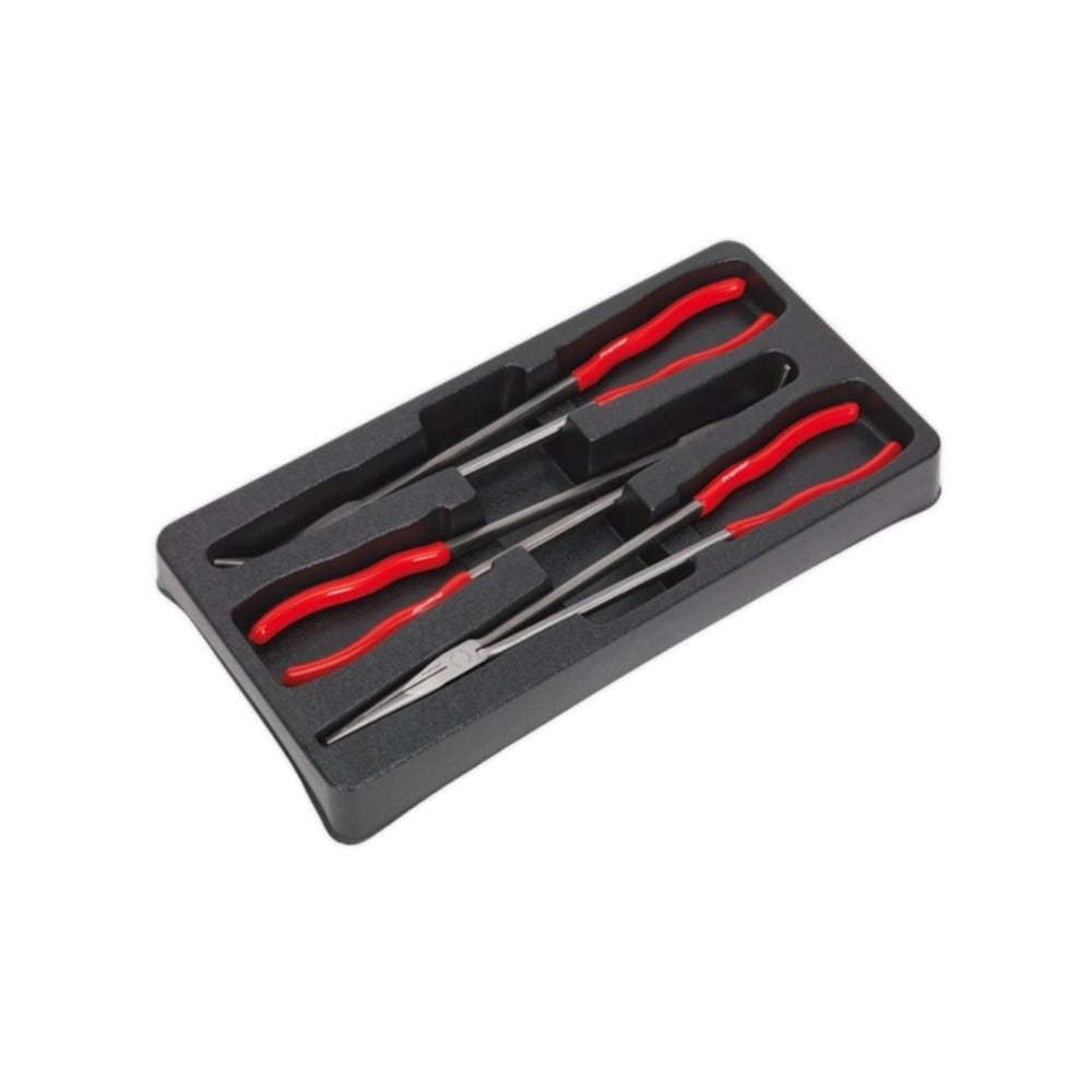 Sealey AK8576 Needle Nose Pliers Set 3pc Extra-Long 400mm