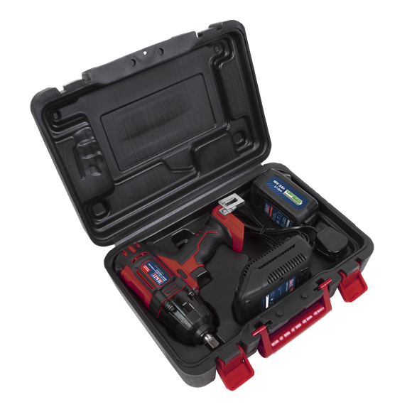 Sealey CP400LI Cordless Impact Wrench 18V 3Ah Lithium-ion 1/2"Sq Drive
