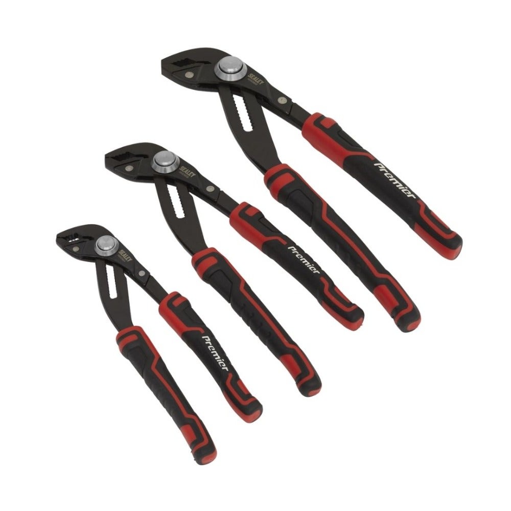 Sealey AK8380 Water Pump Pliers Set 3pc Quick Release