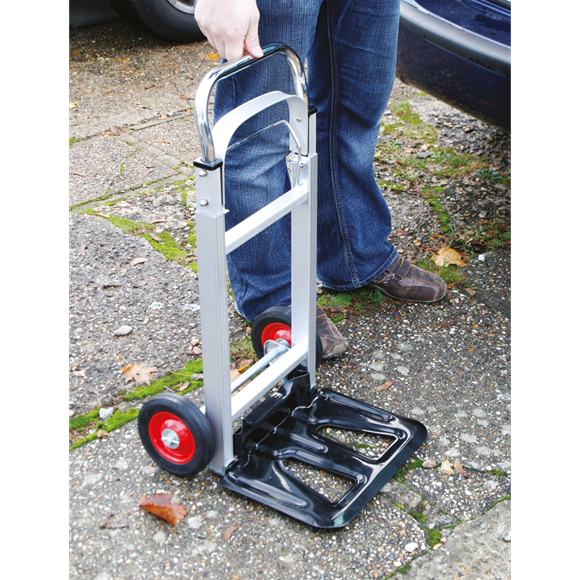 Sealey CST980 Sack Truck Folding Aluminium 90kg Capacity
