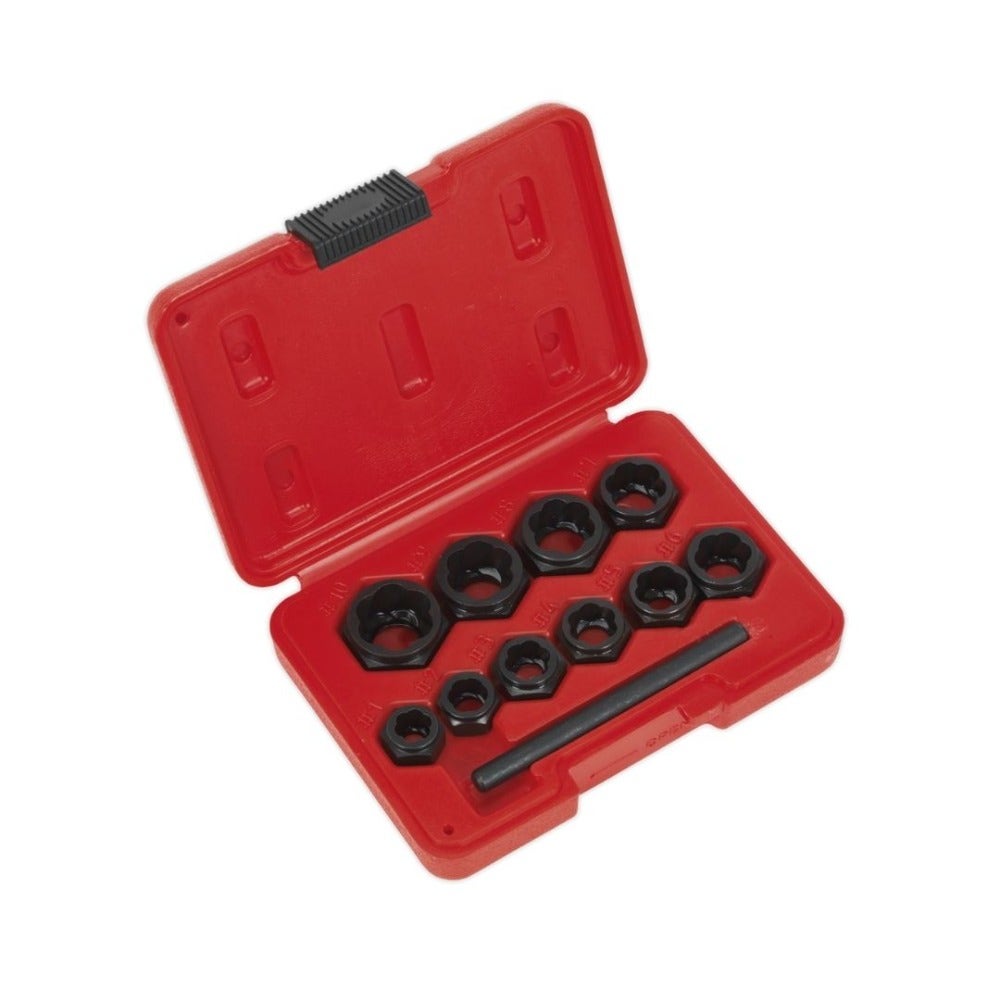 Sealey AK8183 Bolt Extractor Set 11pc Spanner Type