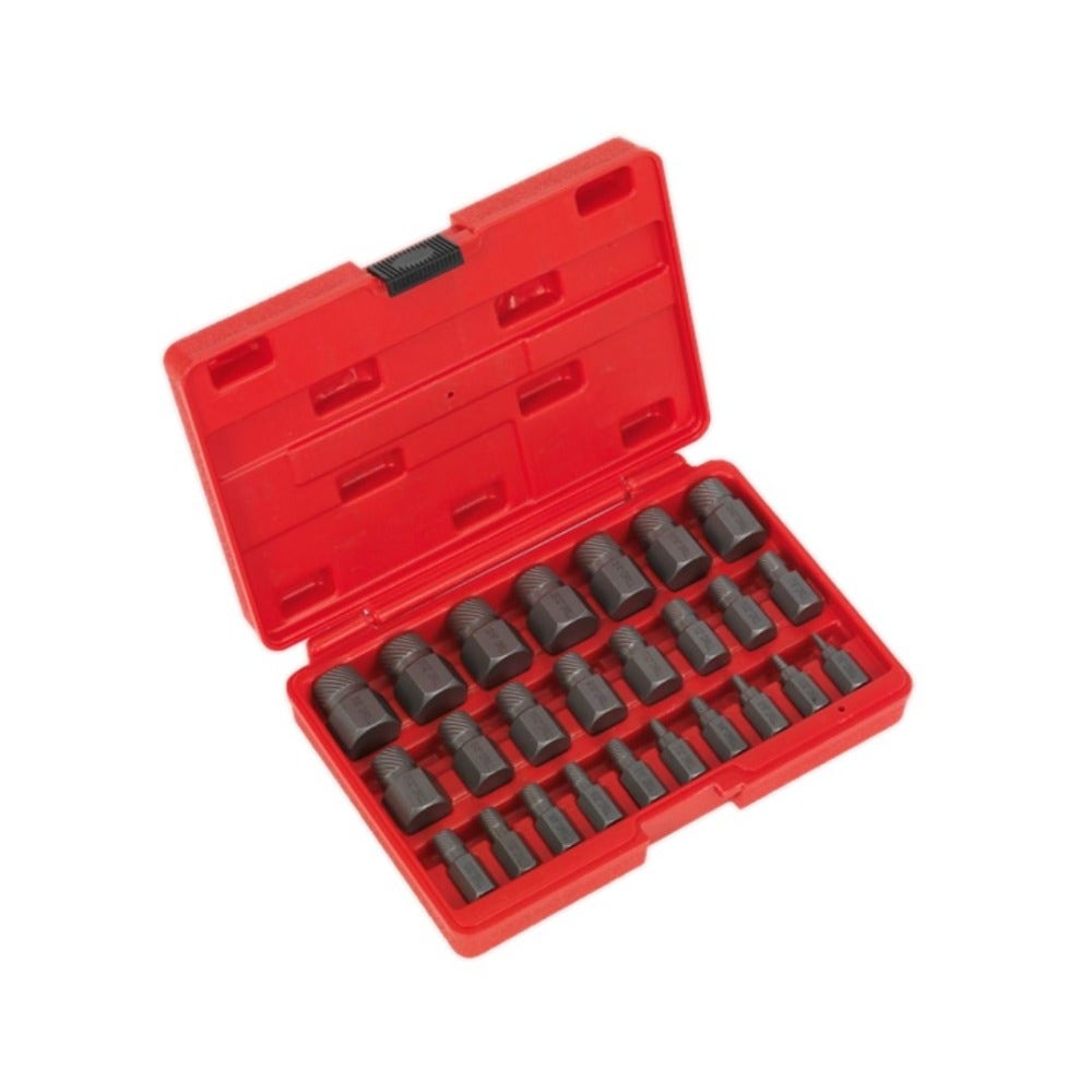 Sealey AK8182 Multi-Spline Screw Extractor Set 25pc