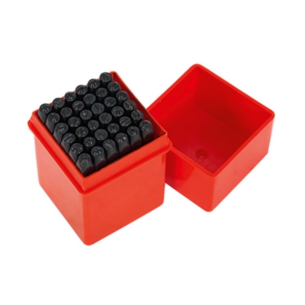 Sealey AK9296 Letter & Number Punch Set 36pc 4mm