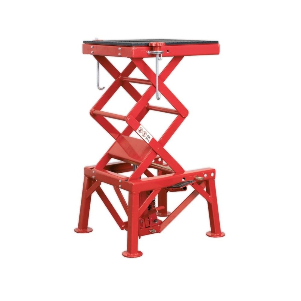 Sealey MC135 Hydraulic Motorcycle Lift Off-Road/Trials Bikes 135kg