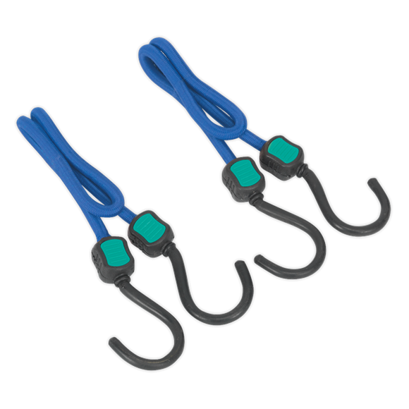 Sealey BCS19 Bungee Cord Set 2pc 460mm
