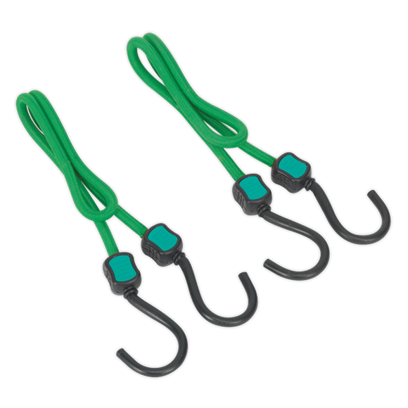 Sealey BCS21 Bungee Cord Set 2pc 610mm