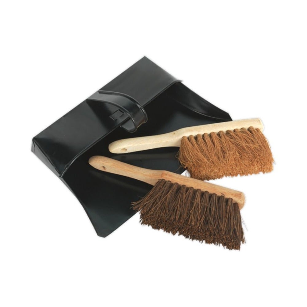 Sealey BM26 Dustpan & Brushes Metal