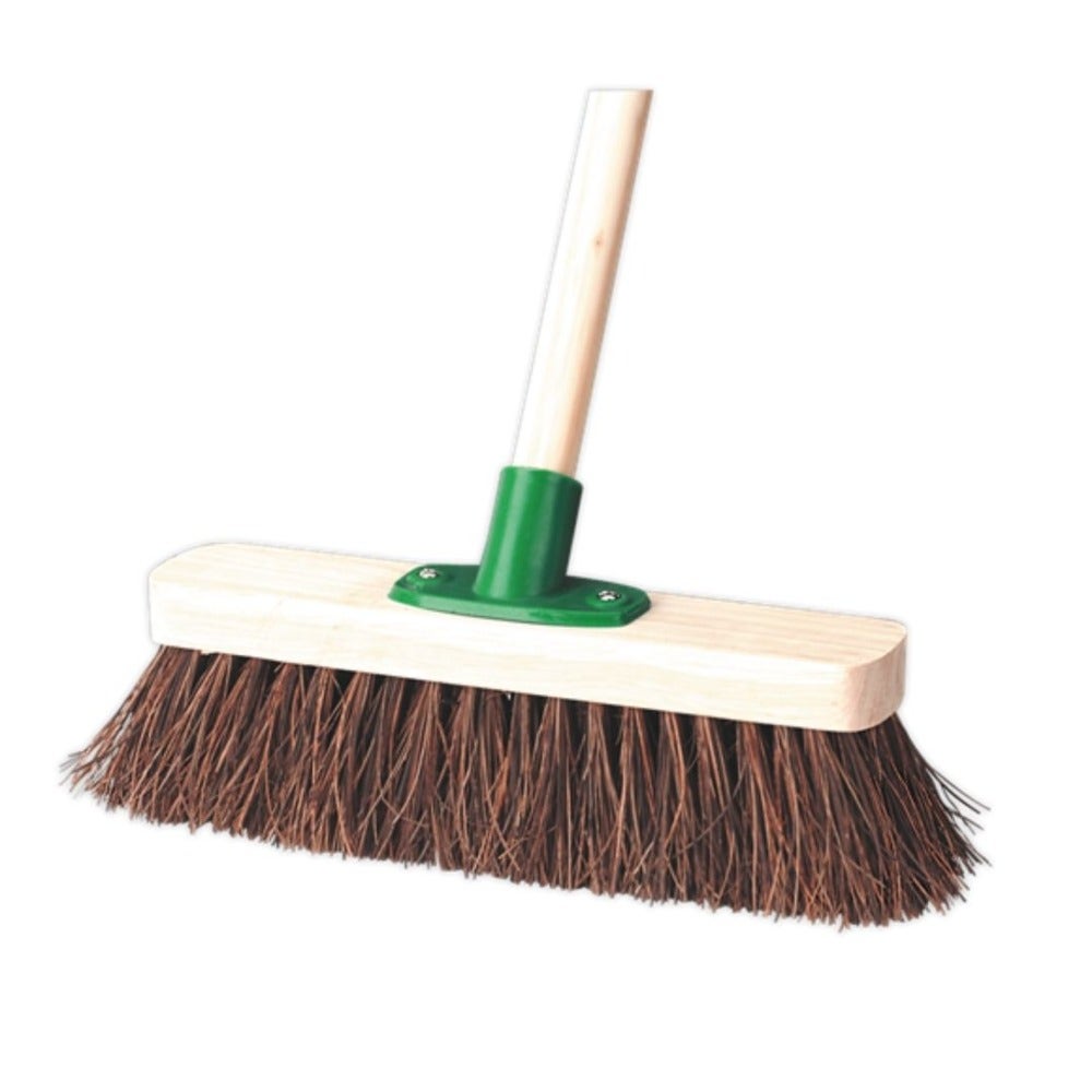 Sealey BM12H Stiff/Hard Bristle Broom 12"(300mm)