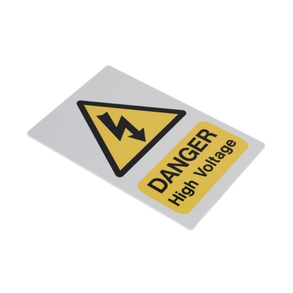 Sealey HVSA4 High Voltage Warning Sign 200 x 300mm