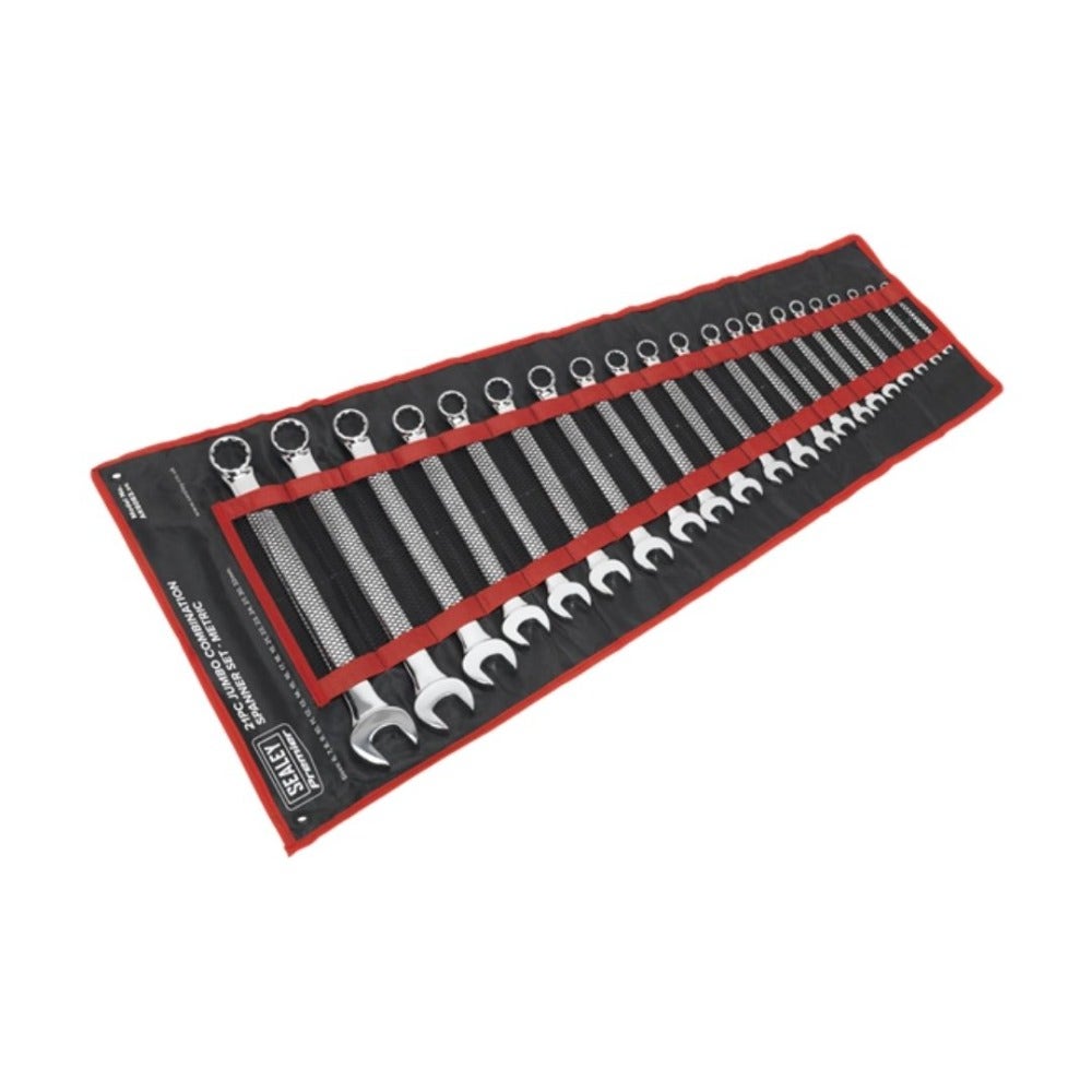 Sealey AK6083 Combination Spanner Set 21pc Jumbo Metric