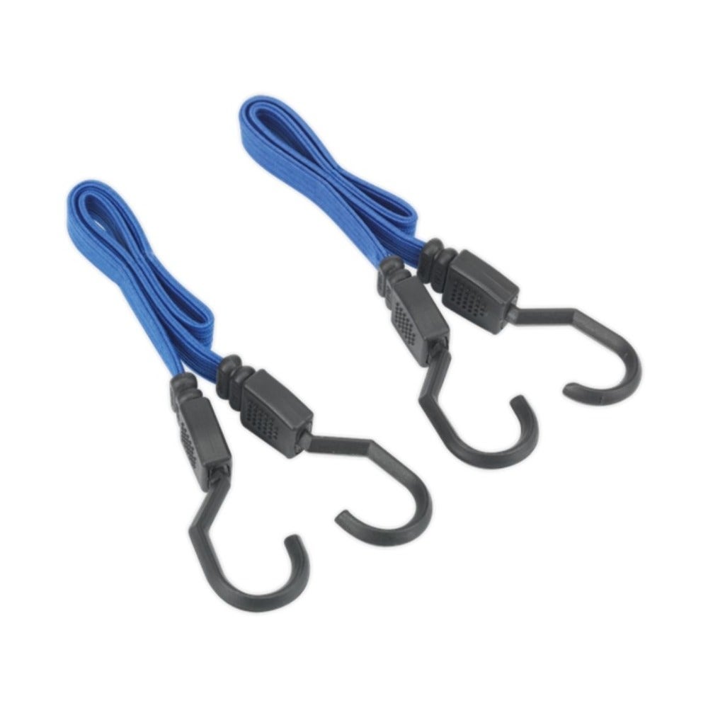 Sealey BCS15 Flat Bungee Cord Set 460mm 2pc