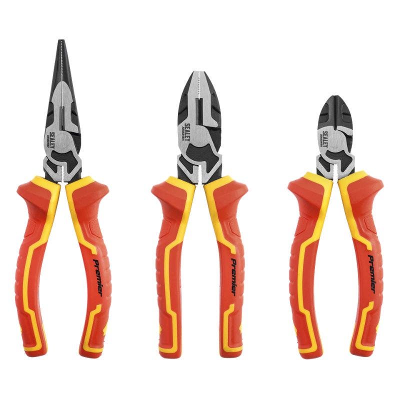 Sealey AK83452 Pliers Set 3pc VDE Approved