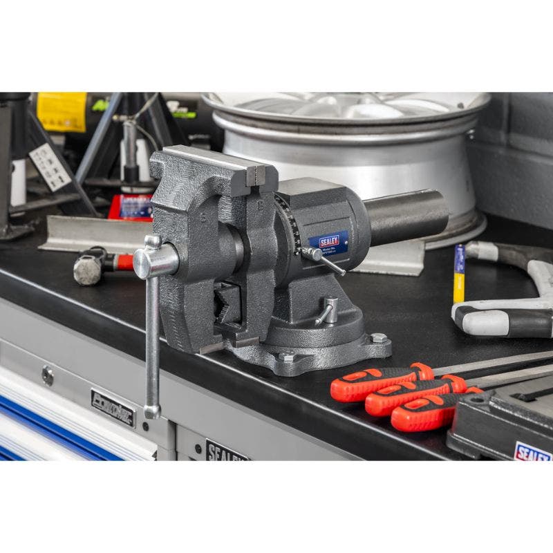 Sealey MFV150 Vice Cast Iron Multifunction Swivel Base 150mm