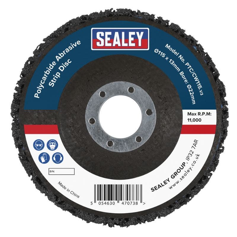 Sealey PTC/CW115 Polycarbide Cup Wheel Ø115 x 13 x Ø22mm