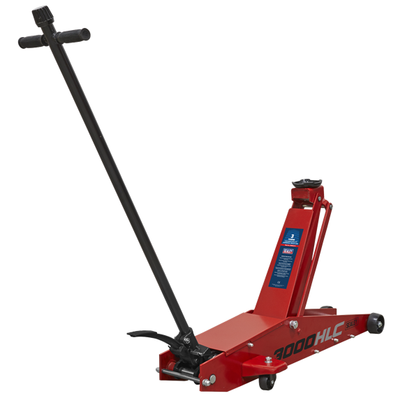 Sealey 3000HLC Trolley Jack 3tonne Long Reach High Lift
