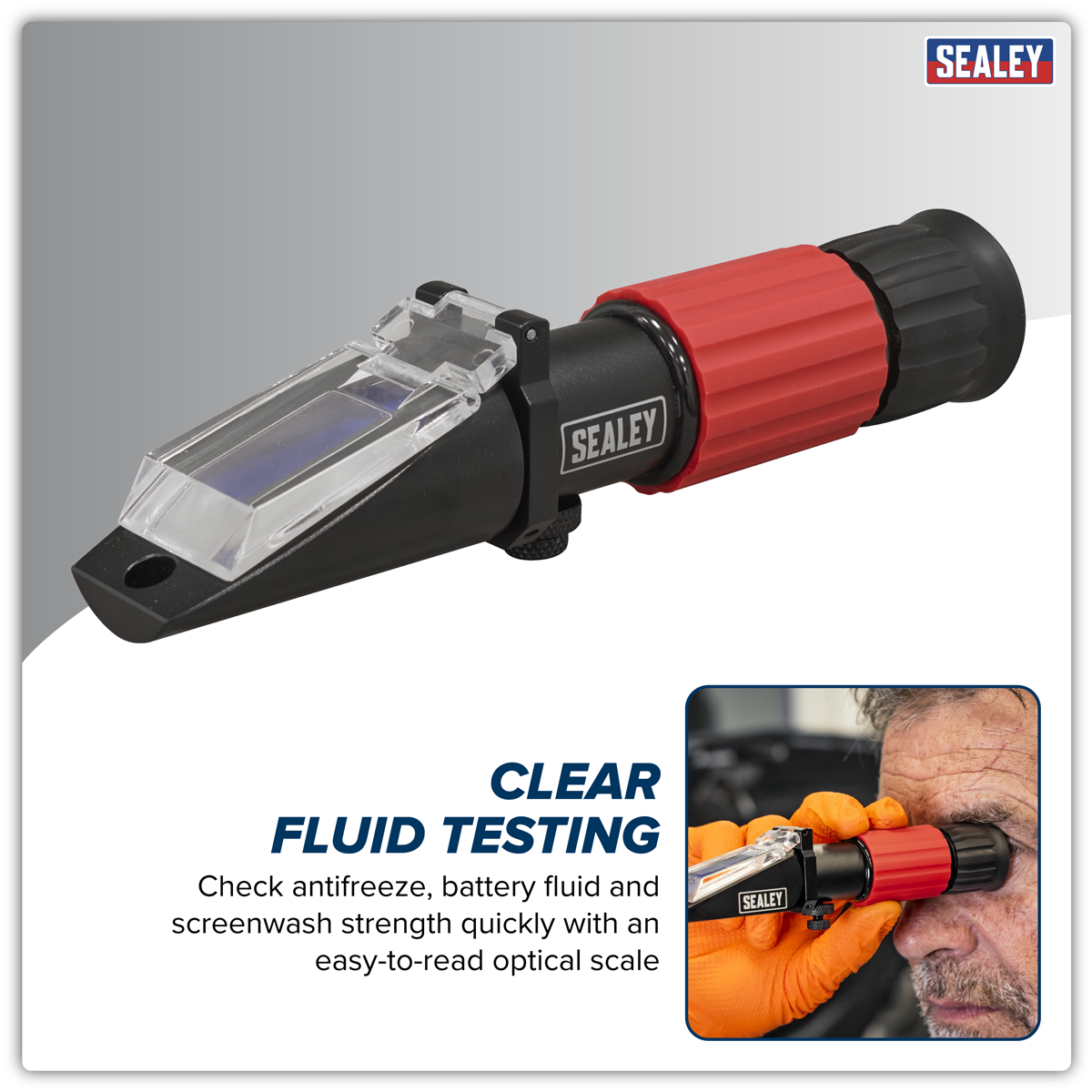 Sealey VS005 Refractometer Antifreeze/Battery Fluid/Screenwash