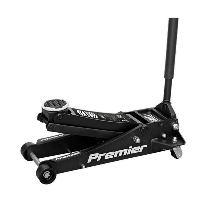 Sealey 3040AB Trolley Jack 3tonne Rocket Lift Black