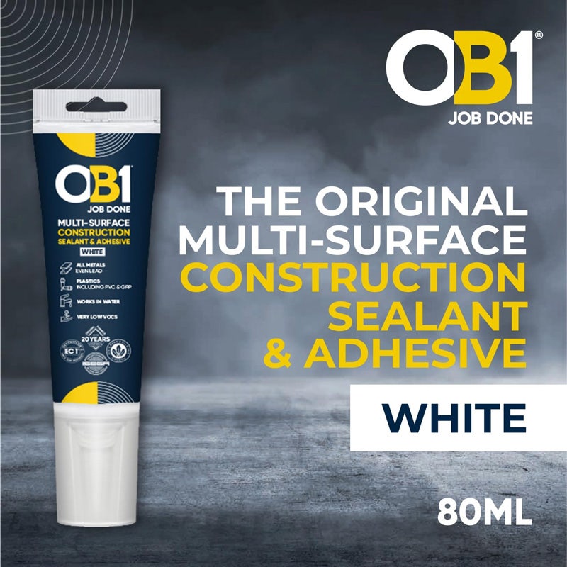 OB1 Multi-Surface Sealant & Adhesive Tub 80ml