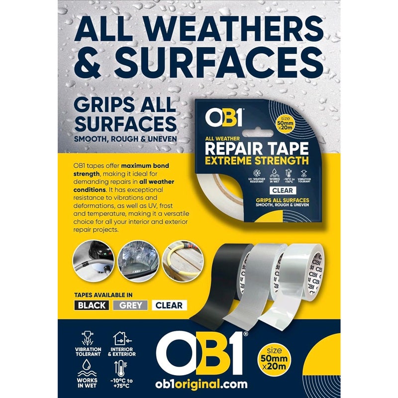 OB1 Repair Tape Clear 50mm x 20m