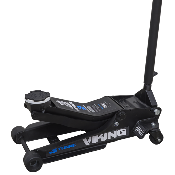 Sealey 3100TB Viking 3tonne Low Entry Trolley Jack with Rocket Lift