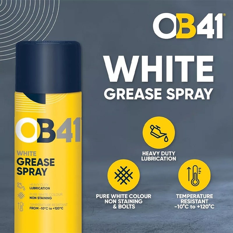 OB41 White Grease Spray 400ml