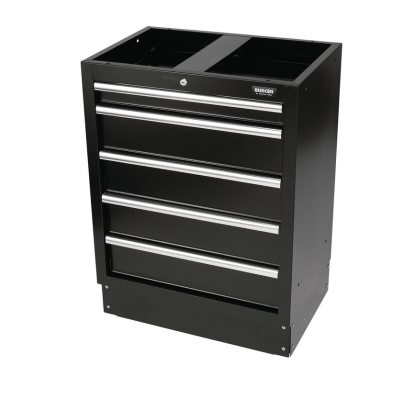 BUNKER 31387 Modular 5 Drawer Floor Cabinet, 680mm