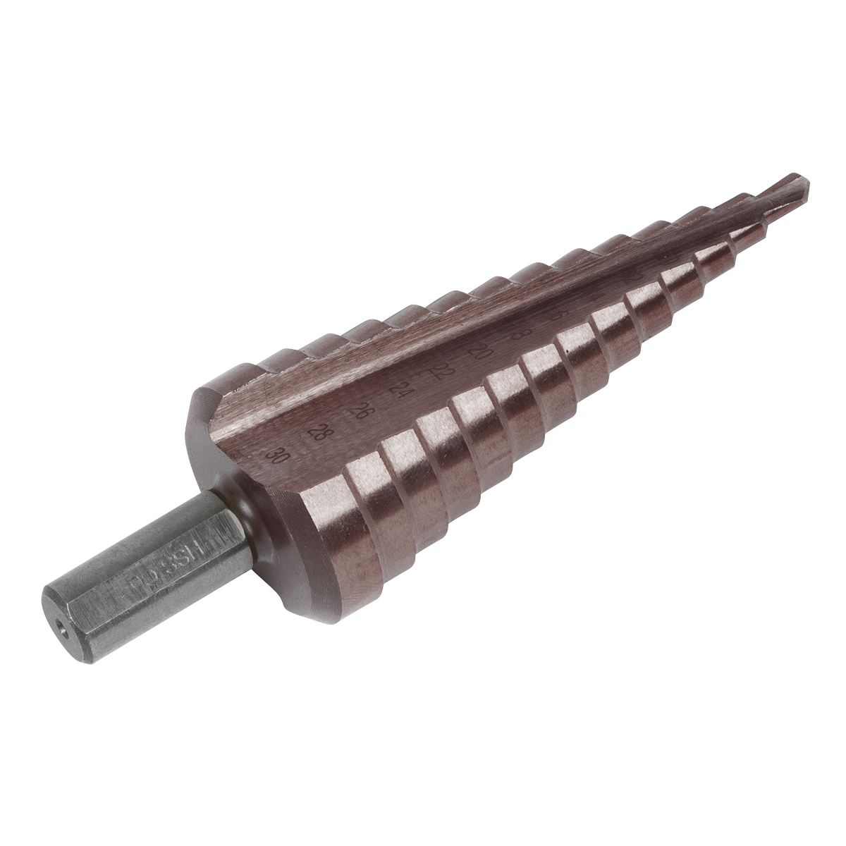Sealey AK4732 HSS M2 Step Drill Bit 4-30mm Double Flute