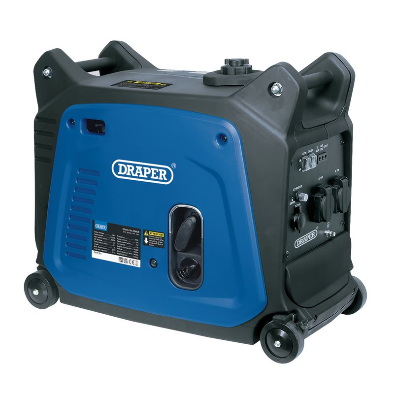 Draper 95198 Petrol Inverter Generator, 2800W