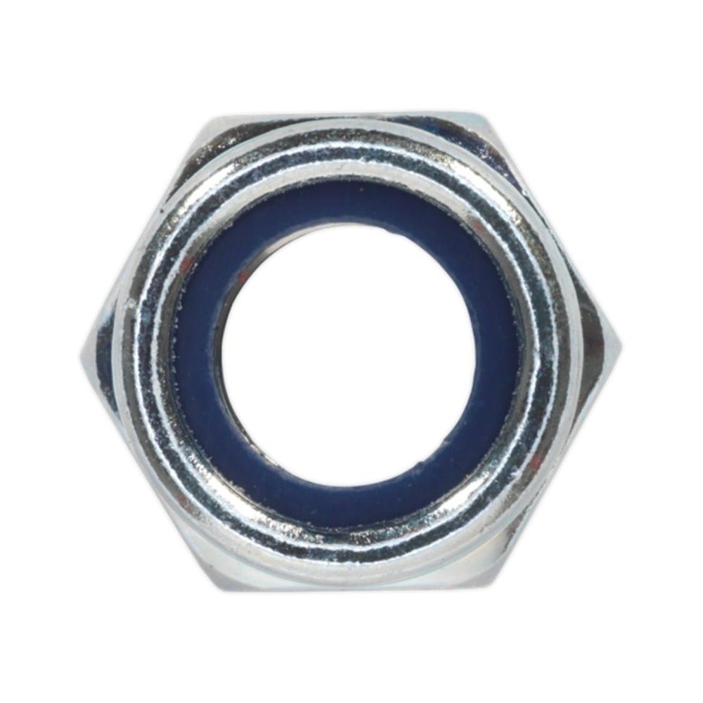 Sealey NLN12 Nylon Locknut M12 Zinc Pack of 25