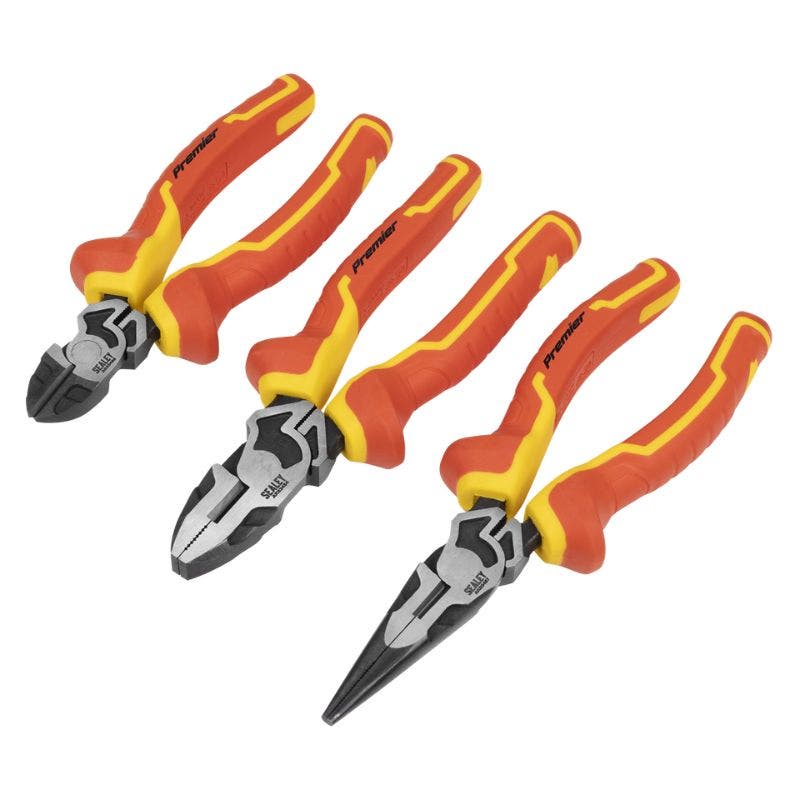 Sealey AK83452 Pliers Set 3pc VDE Approved