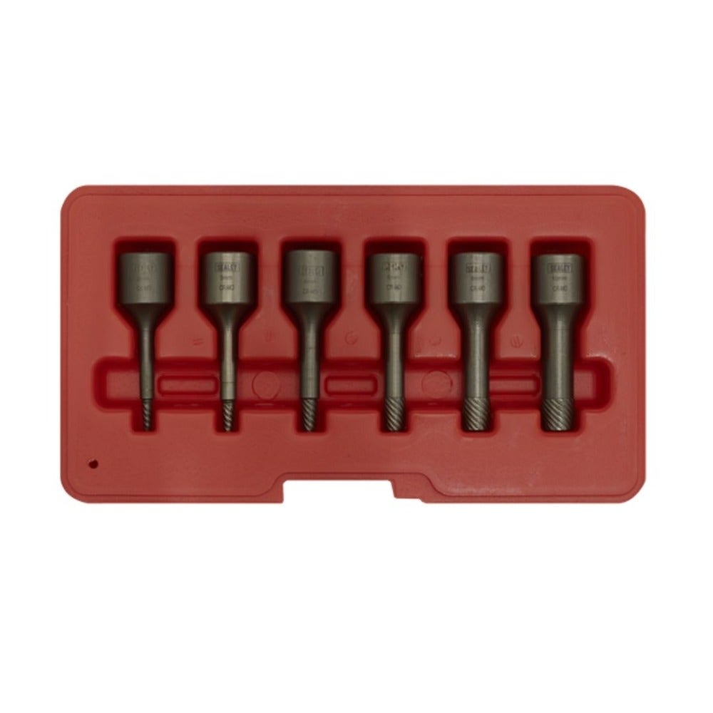 Sealey AK8185 Screw Extractor Set 6pc 3/8"Sq Drive