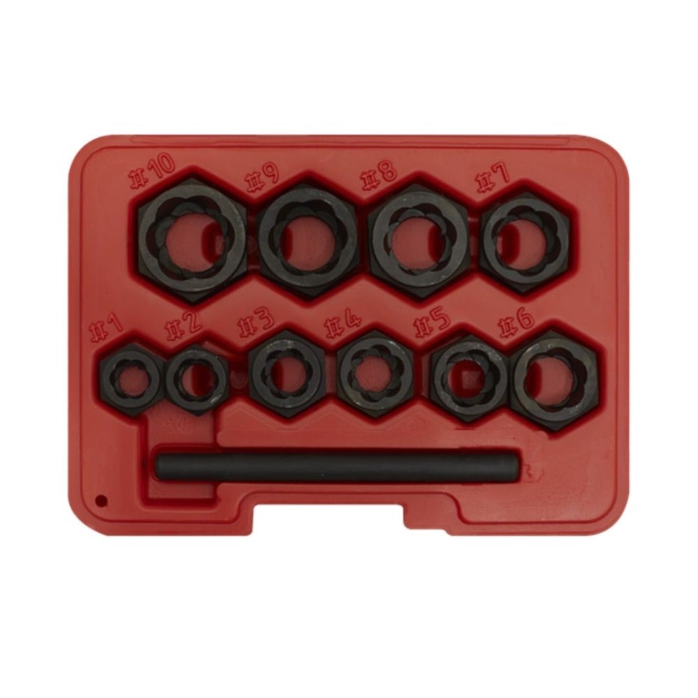 Sealey AK8183 Bolt Extractor Set 11pc Spanner Type