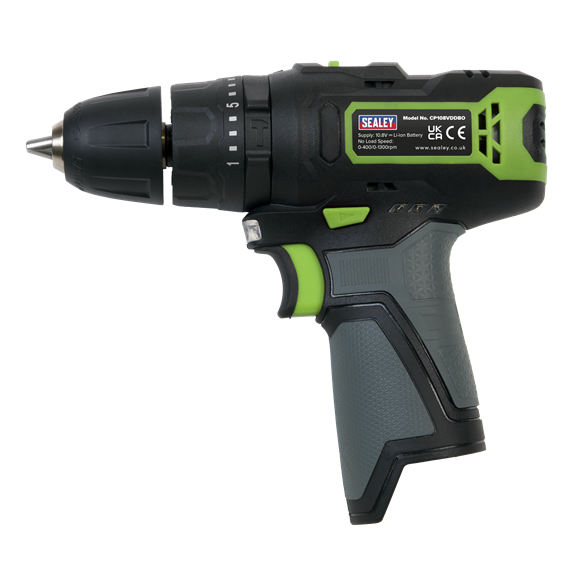 Sealey CP108VDDBO Cordless Hammer Drill/Driver Ø10mm 10.8V - Body Only