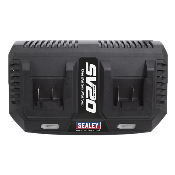 Sealey CP20VMC2 Dual Battery Charger 20V Lithium-ion for SV20 Series