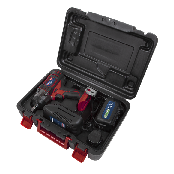 Sealey CP400LI Cordless Impact Wrench 18V 3Ah Lithium-ion 1/2"Sq Drive