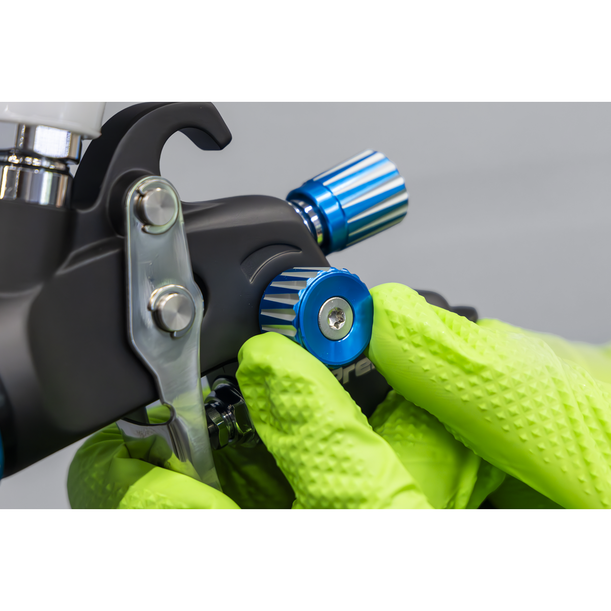 Sealey SP01 SP Gravity Feed Spray Gun 1.4mm Set-Up
