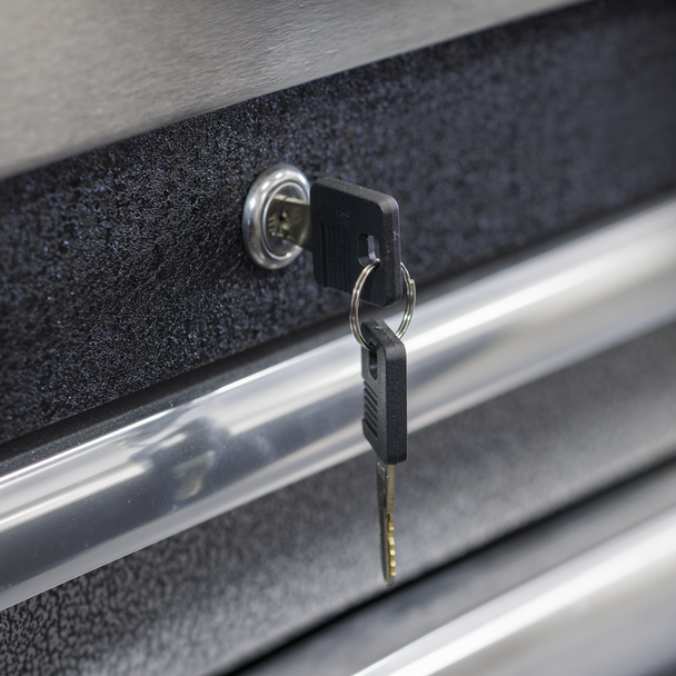Sealey APMSSTACK10SS Superline Pro 1.96m Storage System - Stainless Steel Worktop