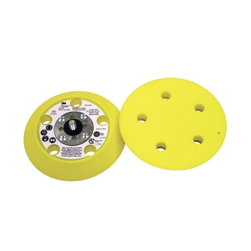 3M 82659 Hookit Disc Pad, 127 mm x 19 mm, 5/16 External