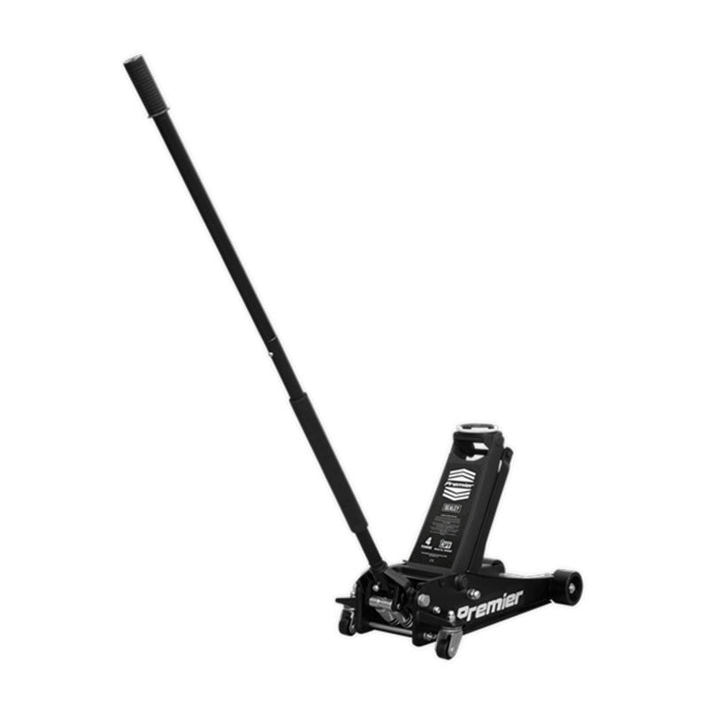 Sealey 4040AB Premier Low Profile Trolley Jack with Rocket Lift 4 Tonne - Black