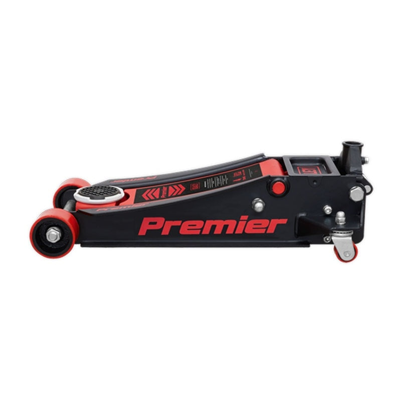 Sealey 4040AR Premier Low Profile Trolley Jack with Rocket Lift 4 Tonne - Red