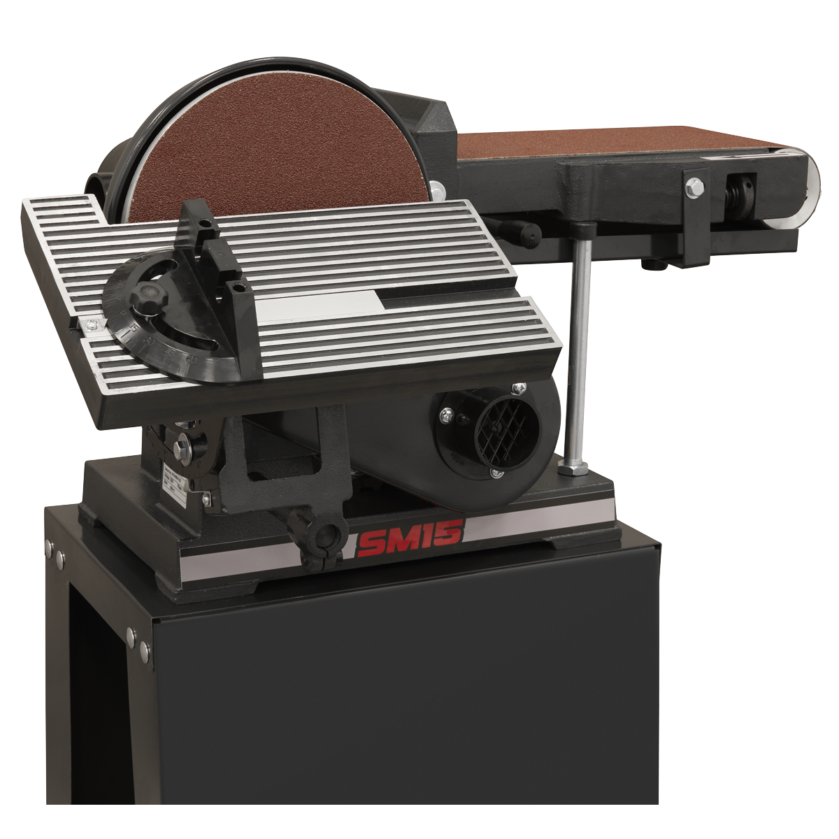 Sealey SM15 Belt/Disc Sander Floor Standing 1220 x 150mm/230mm