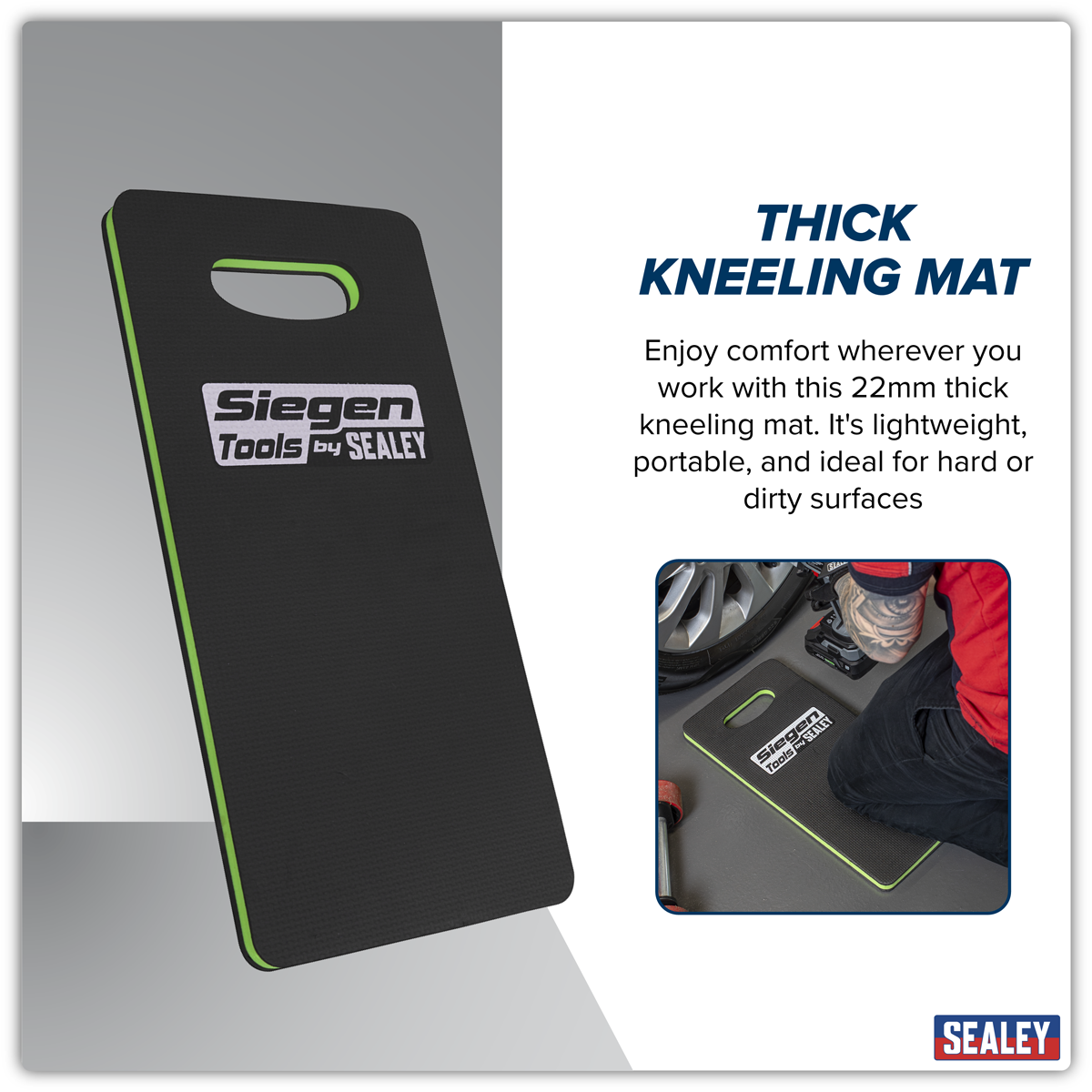 Sealey S08563 Siegen EVA Mechanic's Kneeling Mat 22mm