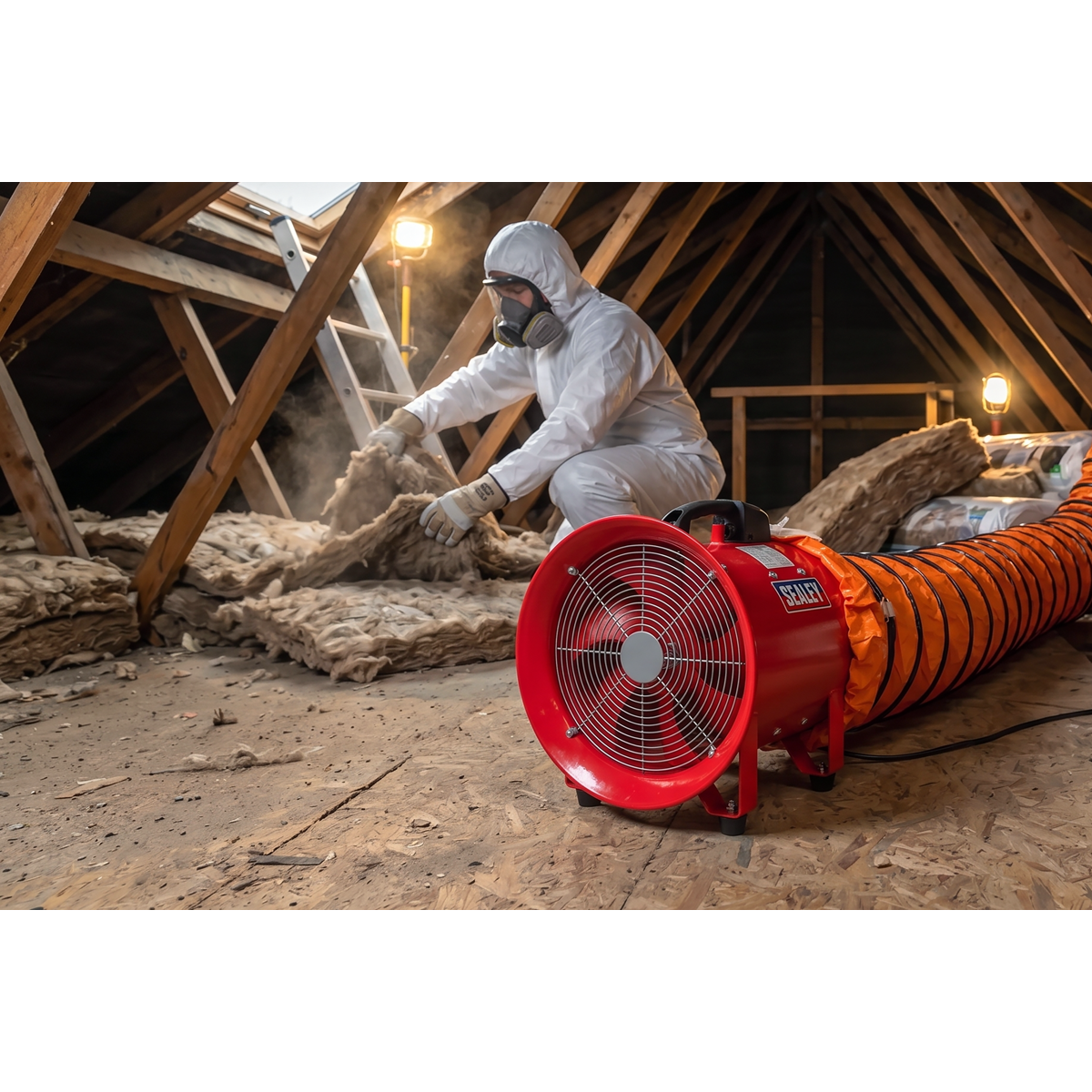 Sealey VEN300AK1 Flexible Ducting 300mm 5m