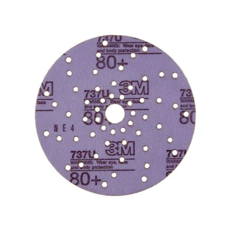 3M Cubitron II Hookit Clean Sanding Abrasive Disc 737U, 150 mm, Multihole, 180+ (Pack of 50)