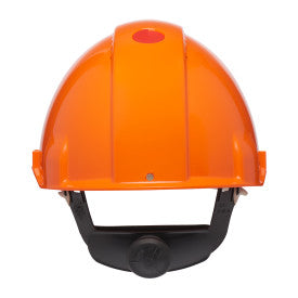 3M PELTOR G3000 Safety Helmet with Uvicator Sensor, Pinlock, Ventilated, Leather Sweatband, Orange, G3000DUV-OR
